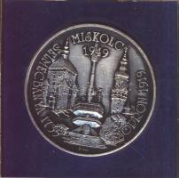 Bognár György (1944-) 1985. A Magyar Műszaki Felsőoktatás 250 éves - Mikoviny Sámuel" fém emlékérem (42,5mm) plasztiktokban T:1