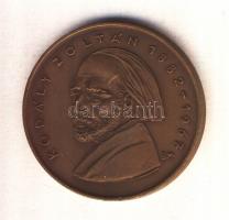 Borsos Miklós (1906-1990) 1982. "MÉE Szeged - Kodály Zoltán 1882-1967" Br emlékérem (42,5m...