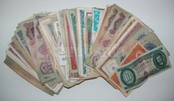 ~200db főleg magyar bankjegy tétel sokféle értékben és évjárattal T:vegyes