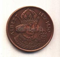 Fritz Mihály (1947-) 1989. "MÉE Székesfehérvár / Albert király" Br emlékérem (42,mm) T:1