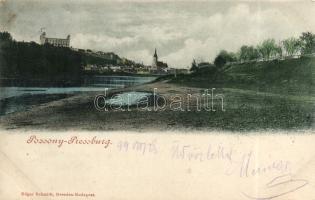 1899 Pozsony Danube riverside