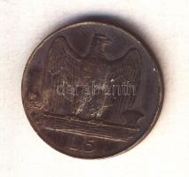 Olaszország 1929R 5L Ag T:2- Italy 1929R 5 Lire Ag C:VF