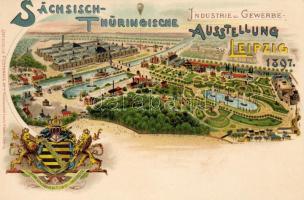 Leipzig Industrieausstellung 1897 Litho