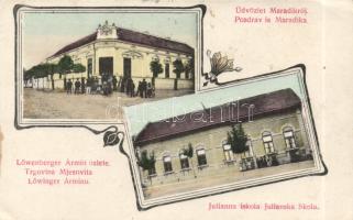 Maradik Shop of Lőwenberger Ármin, Julianna school (EK)