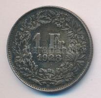 Svájc 1928. 1Fr Ag T:2- Switzerland 191928. 1 Francs Ag C:VF