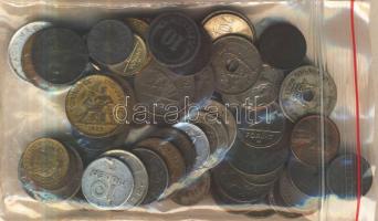 Kis vegyes fémpénz tétel, összesen 74db közte Ag pénzek is! T:vegyes Mixed coins, with Ag pieces, all 74pcs C:mixed