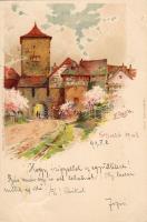 1899 Schwäb Hall Litho