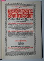 Joseph Furttenbach: Architectura Navalis. Das ist: Von dem Schiff. Ulm, 1629. Reprint (Hamburg, 1968...