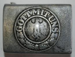 cca 1940 Eredeti Wehrmacht német katonai övcsat RS&S. jelzéssel / WW. II. military belt buckle. ...