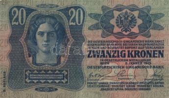 1913. 20K II.kiadás (5x) egymás utáni sorszámmal T:II