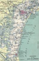 Adriatic Sea, a trip in the lagoon, map (EB)