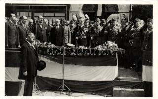 Szatmárnémeti entry of the Hungarian troops, Horthy So. Stpl (gluemark)