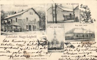 Nagylég post office, Benyovszky castle