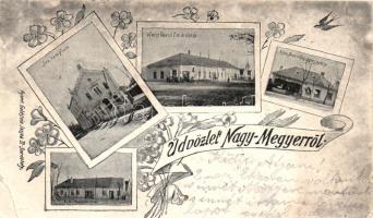 Nagymegyer synagogue, the shops of Dávid Weisz and Áron Kohn (EB)
