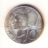 Ausztria 1969. 10Sch Ag T:2 Austria 1969. 10 Schilling Ag C:XF