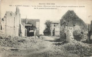 Albert WW. I. war ruins