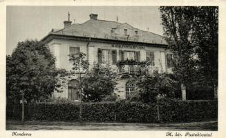 Kenderes posta, Horthy kormányzó 75. születésnapja So.Stpl