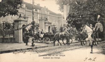 Departure of King Peter of Serbia from the Royal Palace, Belgrade