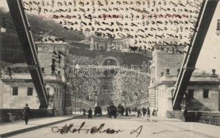 Budapest I. Erzsébet híd, Gellért hegy