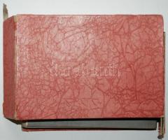 cca 1915 Arras és környéke vászon katonai térkép berajzolt frontvonalakkal dobozban / Military map A...