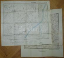 cca 1910 Németország katonai térképek 12 db különböző máretű, mind nagyon jó állapotban / Germany 12...