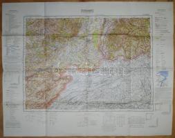 cca 1910 NY-Európa 4 db katonai térkép, Svájc, Belgium, Franciaország mind nagyon jó állapotban / Fr...