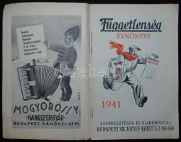 1941 A Függetlenség c. újság évkönyve a visszacsatolt területek képeivel 160p