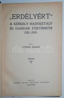 Koréh Endre: A székely hadosztály és dandár története 1918-1919. I. köt. Erdélyért. Bp. 1931 Makkay. 241p.