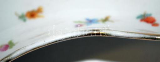 Zsolnay porcelán tál, jelzett, kopott aranyozás /
Zsolnay chinaware bowl in good condition s: 21×21 ...