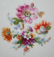 Zsolnay porcelán nagy  tál, jelzett, kopott aranyozás /Zsolnay chinaware bowl in good condition s: d...