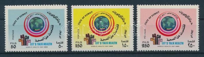1989 Egészségügyi Világnap sor Mi 1188-1190