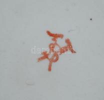 Zsebre tett kisfiú a nagy szívvel, kézzel festett, jelzett, hibátlan, m:11 cm