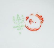 Porcelán tétel: 2db Hollóházi ékszeres doboz és tojás bonbonier, hibátlanok, jelzettek