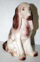 Hollóházi kutya, jelzett, hibátlan, m:14 cm