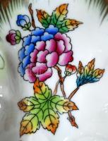 Herendi Viktória mintás kis kínáló, jelzett (jubileumi 125), hibátlan, h:15 cm /Handpainted numbered...