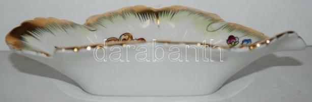 Herendi Viktória mintás kis kínáló, jelzett (jubileumi 125), hibátlan, h:15 cm /Handpainted numbered...