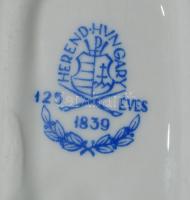 Herendi Viktória mintás kis kínáló, jelzett (jubileumi 125), hibátlan, h:15 cm /Handpainted numbered...