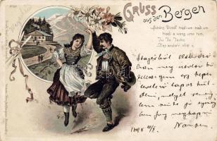 1898 Bergen Litho