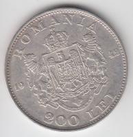 Románia 1942. 200L Ag T:2-
Romania 1942. 200 Lei Ag C:VF