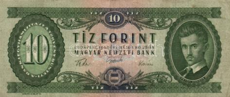 1949. 10Ft T:II + 1957. 10Ft (4x) T:II,III + 1962. 10Ft (2x) T:II-,III + 1969. 20Ft T:II