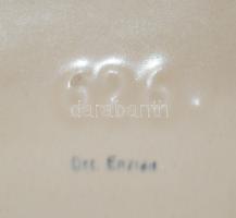 Enzien kerámia tétel 3 db: Gyufatartó, nagy bonbonier kis hajóval a tetején m:21 cm, asztali doboz h...