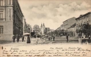 Krakow Matejko square