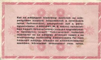 1946. 1.000.000AP (2x) balra tolódott nyomattal mindkettő T:II