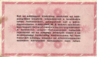 1946. 1.000.000AP (2x) balra tolódott nyomattal mindkettő T:II