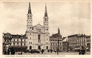Bydgoszcz Old Town square, church
