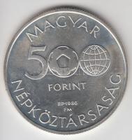 1986. 500Ft Ag "Mexikói Labdarúgó VB-játékosok" T:BU