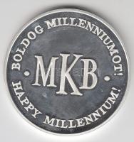Lebó Ferenc (1960-) 1996. "MKB Rt. - Búcsú a '900-as évektől" Ag(0.999) emlékérem (31...