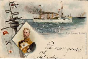 1899 S. M. Kreuzer Gefion Litho