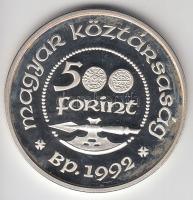 1992. 500Ft "Szent László" Ag T:PP