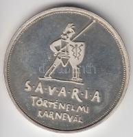 Szabó Géza (1939-) "Savaria Történelmi Karnevál" Ag(0.925) emlékérem (20,46g/35mm) T:PP